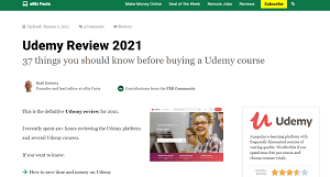 EBiz Article About Udemy