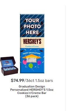 Personalized Hershey Bar